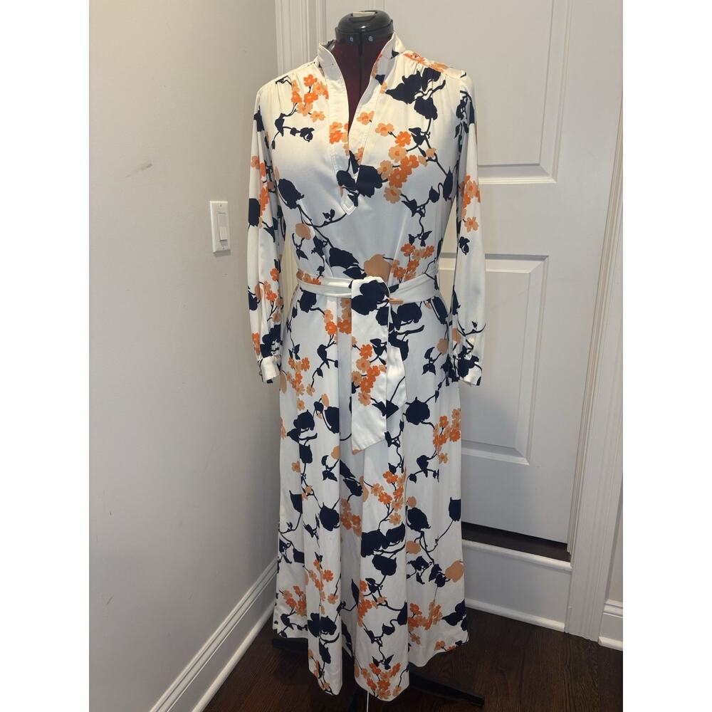 LAST CHANCE- DONATING 🚨 Vintage, 70’s, Floral Maxi Dress, 12